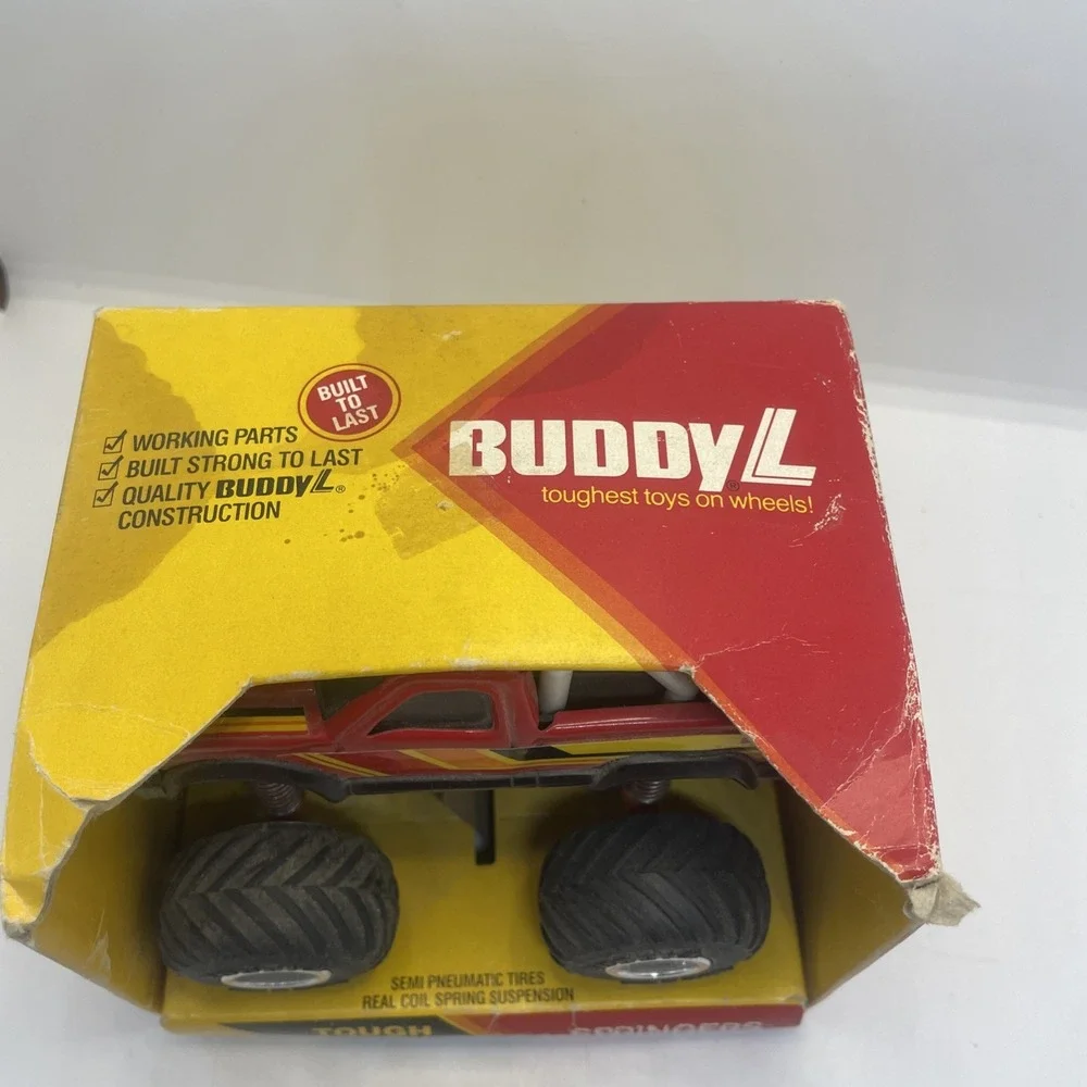 Buddy L‎ 1986 SPRINGERS OFF ROAD 4 X 4 Red Pick-Up Monster Truck in Box